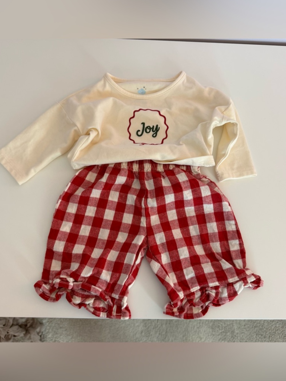 “Joy” Matching Newborn Outfit